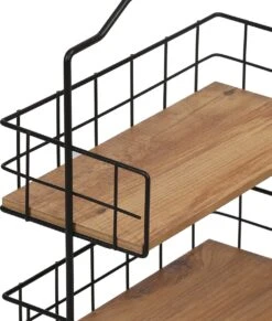Metalen Keuken Etagere 2 Laags Van Naturn Living | Keuken Opbergrek | Kruidenpotjes Rek | Kruiden Organizer | Keuken Rek Specerijen | Mat Zwart -Schoonmaakartikelen Winkel 1018x1200