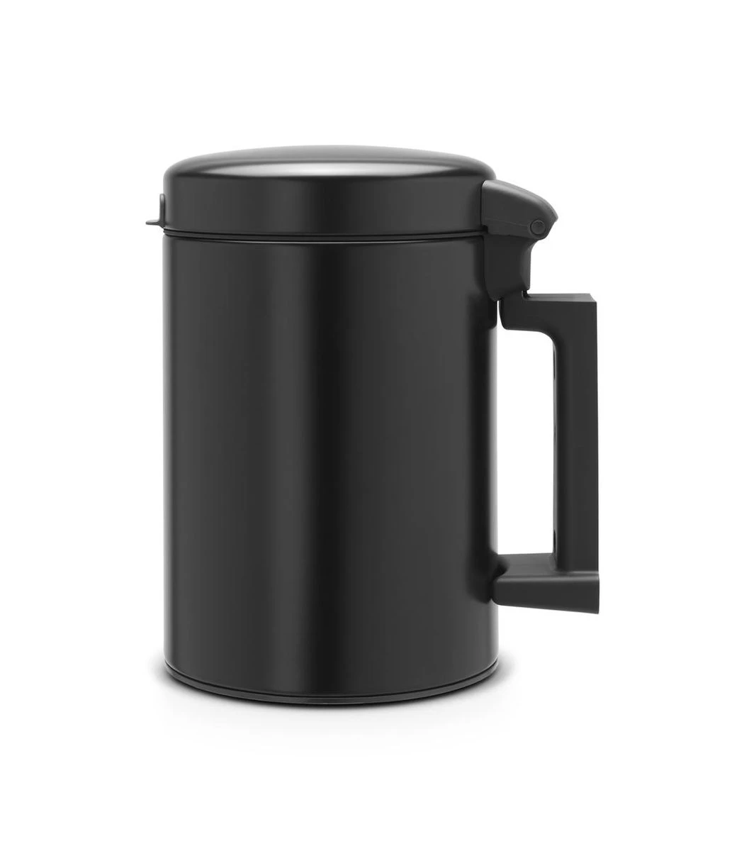 Brabantia NewIcon Wandprullenbak - 3 L - Matt Black 6 Brabantia NewIcon Wandprullenbak - 3 L - Matt Black - Afbeelding 4