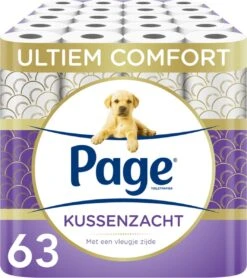 Page Toiletpapier - 63 Rollen - Kussenzacht Wc Papier (3-laags) - Met Extra Zijde - Voordeelverpakking 16 Page Toiletpapier - 63 Rollen - Kussenzacht Wc Papier (3-laags) - Met Extra Zijde - Voordeelverpakking -Schoonmaakartikelen Winkel 1066x1200 1