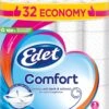 Edet Comfort - 3-laags Wc Papier - 32 Rollen 2 Edet Comfort - 3-laags Wc Papier - 32 Rollen -Schoonmaakartikelen Winkel 1113x1200
