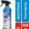 Glorix Hygiënische Badkamer Foamspray - 6 X 500 Ml - Voordeelverpakking -Schoonmaakartikelen Winkel 1121x1200
