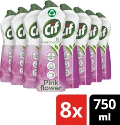 Cif CleanBoost Cream Pink Schuurmiddel - 8 X 750 Ml - Voordeelverpakking 12 Cif CleanBoost Cream Pink Schuurmiddel - 8 X 750 Ml - Voordeelverpakking -Schoonmaakartikelen Winkel 1147x1200