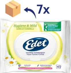 Edet Kamille Vochtig Wc Papier - 7 Stuks - Met Natuurlijke Kamille Extracten -Schoonmaakartikelen Winkel 1158x1200