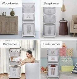 Sens Design Wassorteerder – Wasmand Met 3 Vakken - Op Wieltjes -Schoonmaakartikelen Winkel 1169x1200 3