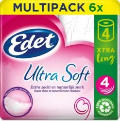 Edet Ultra Soft Xtra Long 4-laags Toiletpapier - 24 = 48 Rollen 6 Edet Ultra Soft Xtra Long 4-laags Toiletpapier - 24 = 48 Rollen -Schoonmaakartikelen Winkel 1189x1200