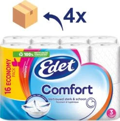 Edet Comfort - 3-laags Wc Papier - 64 Rollen -Schoonmaakartikelen Winkel 1192x1200 2