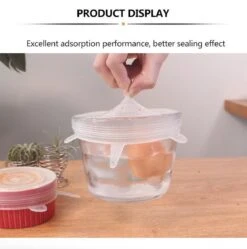 Siliconen Vershoud Deksels – Set Van 6 Stuks – Flexibel – Herbruikbaar – Wit - Stretch Tot Wel 30 Cm 16 Siliconen Vershoud Deksels – Set Van 6 Stuks – Flexibel – Herbruikbaar – Wit - Stretch Tot Wel 30 Cm -Schoonmaakartikelen Winkel 1192x1200 4