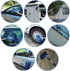 PROPLUS Pro Plus Wasborstel - Heavy Duty - Telescopische Steel - Uitschuifbaar Tot 3 Meter -Schoonmaakartikelen Winkel 1193x1200