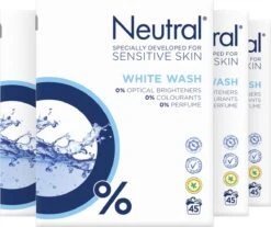 Neutral Waspoeder Wit Parfumvrij - 4x45 Wasbeurten - Voordeelverpakking -Schoonmaakartikelen Winkel 1200x1005 1