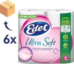 Edet Ultra Soft Xtra Long 4-laags Toiletpapier - 24 = 48 Rollen 7 Edet Ultra Soft Xtra Long 4-laags Toiletpapier - 24 = 48 Rollen -Schoonmaakartikelen Winkel 1200x1029 1