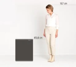 Brabantia Bo Touch Bin Prullenbak - 2 X 30 L - Soft Beige -Schoonmaakartikelen Winkel 1200x1057