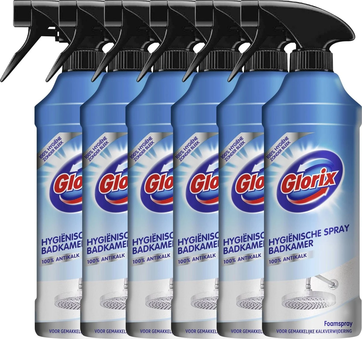Glorix Hygiënische Badkamer Foamspray - 6 X 500 Ml - Voordeelverpakking 8 Glorix Hygiënische Badkamer Foamspray - 6 X 500 Ml - Voordeelverpakking - Afbeelding 6