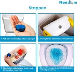 Needum ® Toiletblokjes Voor Inbouwreservoirs – WC-blokjes – Toiletblokken In Een Voordeelverpakking – 30 Stuks -Schoonmaakartikelen Winkel 1200x1129 2