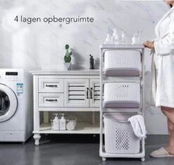 Sens Design Wassorteerder – Wasmand Met 3 Vakken - Op Wieltjes -Schoonmaakartikelen Winkel 1200x1136