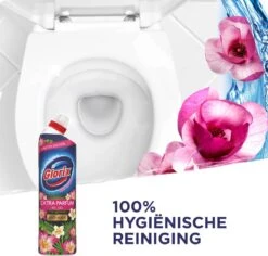 Glorix WC Powergel Toiletreiniger Pink Flower - 6 X 750 Ml - Voordeelverpakking -Schoonmaakartikelen Winkel 1200x1147 1