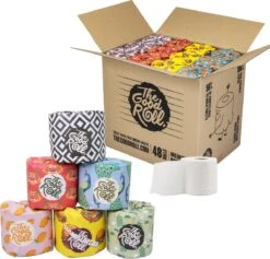 THE GOOD ROLL Toiletpapier 2-laags - 400 Vellen - 48 Stuks - The Cheerful Choice -Schoonmaakartikelen Winkel 1200x1149