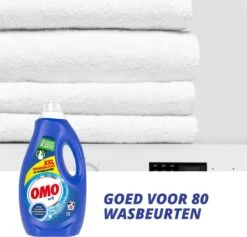 Omo Wit XXL Vloeibaar Wasmiddel - 80 Wasbeurten - Voordeelfles -Schoonmaakartikelen Winkel 1200x1152 1