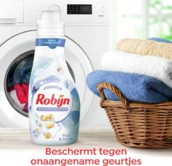 Robijn Puur & Zacht Wasverzachter - 8 X 30 Wasbeurten - Voordeelverpakking -Schoonmaakartikelen Winkel 1200x1156 1