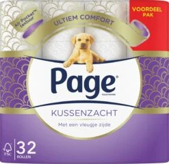 Page Toiletpapier - 32 Rollen - Kussenzacht Wc Papier (3-laags) - Voordeelverpakking -Schoonmaakartikelen Winkel 1200x1167