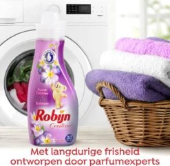 Robijn Creations Paarse Orchidee & Bosbessen Wasverzachter - 8 X 30 Wasbeurten - Voordeelverpakking 13 Robijn Creations Paarse Orchidee & Bosbessen Wasverzachter - 8 X 30 Wasbeurten - Voordeelverpakking -Schoonmaakartikelen Winkel 1200x1169 3