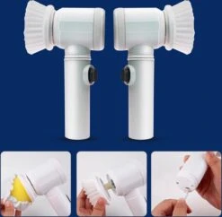 B-care Magic Brush - Elektrische Multifunctionele Schoonmaakborstel - 7 Opzetstukken - Wasborstel - Poetsmachine - Schrobborstel - Handborstel - Werkborstel - Schrobber - Boorborstel - Reinigingsborstel -Schoonmaakartikelen Winkel 1200x1176 2