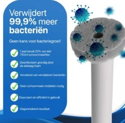 RevoBrush 28x Crystal Clean Foaming Pads Navulling - WC Borstel Met Houder Vrijstaand 12 RevoBrush 28x Crystal Clean Foaming Pads Navulling - WC Borstel Met Houder Vrijstaand -Schoonmaakartikelen Winkel 1200x1184