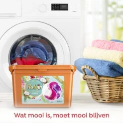 Robijn Kokos 3 In 1 Wascapsules - 4 X 15 Wasbeurten - Voordeelverpakking -Schoonmaakartikelen Winkel 1200x1199 3