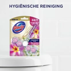 Glorix Aroma Lux Pink Jasmine & Elderflower Toiletblokken - 9 Stuks - Voordeelverpakking -Schoonmaakartikelen Winkel 1200x1200 315