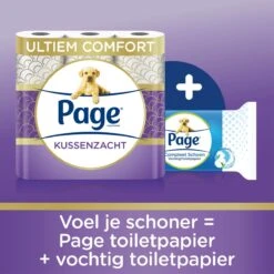 Page Toiletpapier - 32 Rollen - Kussenzacht Wc Papier (3-laags) - Voordeelverpakking -Schoonmaakartikelen Winkel 1200x1200 340
