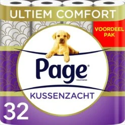 Page Toiletpapier - 32 Rollen - Kussenzacht Wc Papier (3-laags) - Voordeelverpakking -Schoonmaakartikelen Winkel 1200x1200 341