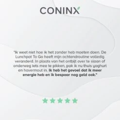 Coninx Yoghurtbeker To Go - Muesli Beker To Go - Lunchbeker - Mueslibeker 640ml (450ml+190ml) - Zwart -Schoonmaakartikelen Winkel 1200x1200 477