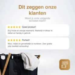 JASC Wasmand 3 Vakken - Wassorteerder - Wasmanden - Zwart - Bamboe - 128 Liter -Schoonmaakartikelen Winkel 1200x1200 561