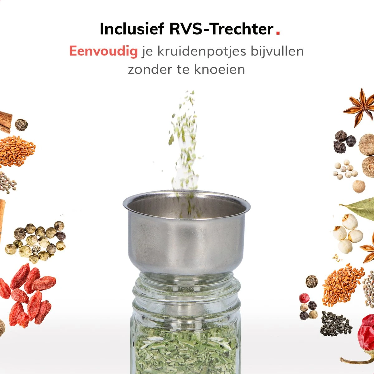 Deleca 24 Glazen Kruidenpotjes - Incl. 3 Soorten Stickers En Strooideksel Set - Voorraadpotten Glas Met Deksel - Kruidenstrooier - 10,5 X 4,3 Cm - Vierkant / 120 Ml 8 Deleca 24 Glazen Kruidenpotjes - Incl. 3 Soorten Stickers En Strooideksel Set - Voorraadpotten Glas Met Deksel - Kruidenstrooier - 10,5 X 4,3 Cm - Vierkant / 120 Ml - Afbeelding 6