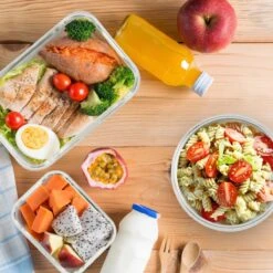 KitchenBrothers Meal Prep Bakjes - Set - Luchtdicht - BPA Vrij - Glas - 9 Stuks -Schoonmaakartikelen Winkel 1200x1200 654