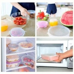 Siliconen Vershoud Deksels – Set Van 6 Stuks – Flexibel – Herbruikbaar – Wit - Stretch Tot Wel 30 Cm 12 Siliconen Vershoud Deksels – Set Van 6 Stuks – Flexibel – Herbruikbaar – Wit - Stretch Tot Wel 30 Cm -Schoonmaakartikelen Winkel 1200x1200 660