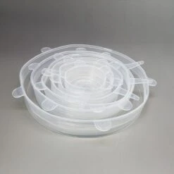 Siliconen Vershoud Deksels – Set Van 6 Stuks – Flexibel – Herbruikbaar – Wit - Stretch Tot Wel 30 Cm 18 Siliconen Vershoud Deksels – Set Van 6 Stuks – Flexibel – Herbruikbaar – Wit - Stretch Tot Wel 30 Cm -Schoonmaakartikelen Winkel 1200x1200 662