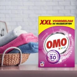 Omo Kleur XXL Waspoeder Voor De Gekleurde Was - 80 Wasbeurten -Schoonmaakartikelen Winkel 1200x1200 87
