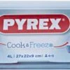 Pyrex Cook & Freeze Ovenschaal 4 L - 27 X 22 X 9 Cm -Schoonmaakartikelen Winkel 1200x403