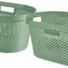 Curver Infinity Recycled Dots Wasmand - 40L - 2 Stuks - Groen 2 Curver Infinity Recycled Dots Wasmand - 40L - 2 Stuks - Groen -Schoonmaakartikelen Winkel 1200x524