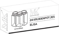 24 Glazen Kruidenpotjes Set Met 3 Soorten Strooideksels – Kruidenstrooier – Compleet Pakket Incl Kruidenpotjes Stickers, Krijtstift En Accessoires - Bamboo Deksel -Schoonmaakartikelen Winkel 1200x686 1