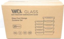 VMCA Glazen Vershoudbakjes Voor Vriezer Oven En Magnetron - 10 Bakjes - Grijs 17 VMCA Glazen Vershoudbakjes Voor Vriezer Oven En Magnetron - 10 Bakjes - Grijs -Schoonmaakartikelen Winkel 1200x726