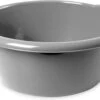 Ronde Afwasteil/afwasbak Zilver 6 Liter 32 X 13 Cm - Florencia Teilen - Kunststof/plastic Schoonmaakemmer/sopemmer Teiltje -Schoonmaakartikelen Winkel 1200x760 1
