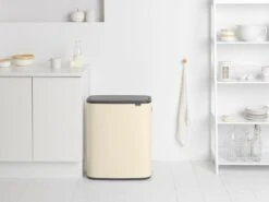 Brabantia Bo Touch Bin Prullenbak - 2 X 30 L - Soft Beige -Schoonmaakartikelen Winkel 1200x900 32