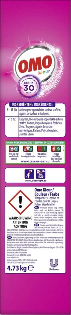 Omo Kleur XXL Waspoeder Voor De Gekleurde Was - 80 Wasbeurten -Schoonmaakartikelen Winkel 272x1200 1