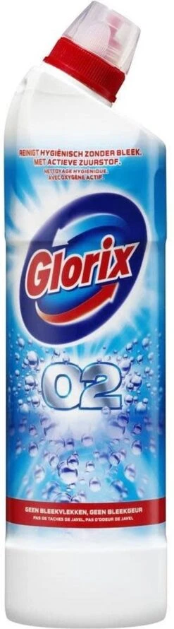Glorix Bleek O2 - 750 Ml - Toiletreiniger - 3 Stuks - Voordeelverpakking -Schoonmaakartikelen Winkel 333x1200