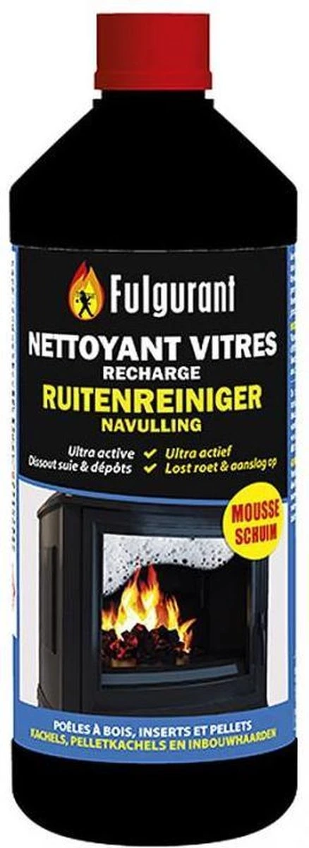 Fulgurant Kachel Ruitenreiniger Navulfles 850ml - Glasreiniger 3 Fulgurant Kachel Ruitenreiniger Navulfles 850ml - Glasreiniger