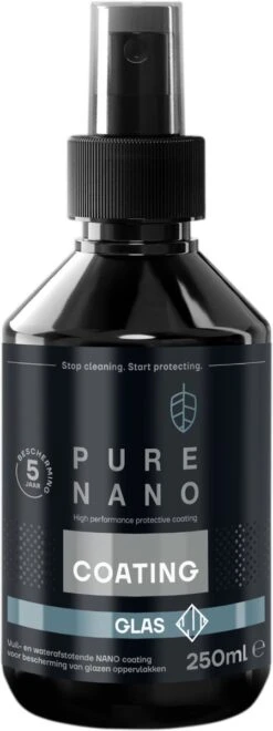 PURE NANO Glas - Nano Coating Voor 5 Jaar Heldere Ramen Met Minder Schoonmaakwerk - 250 Ml -Schoonmaakartikelen Winkel 449x1200 1