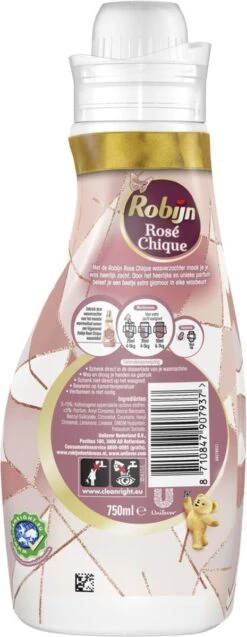 Robijn Collections Rosé Chique Wasverzachter - 4 X 750 Ml - Voordeelverpakking -Schoonmaakartikelen Winkel 465x1200