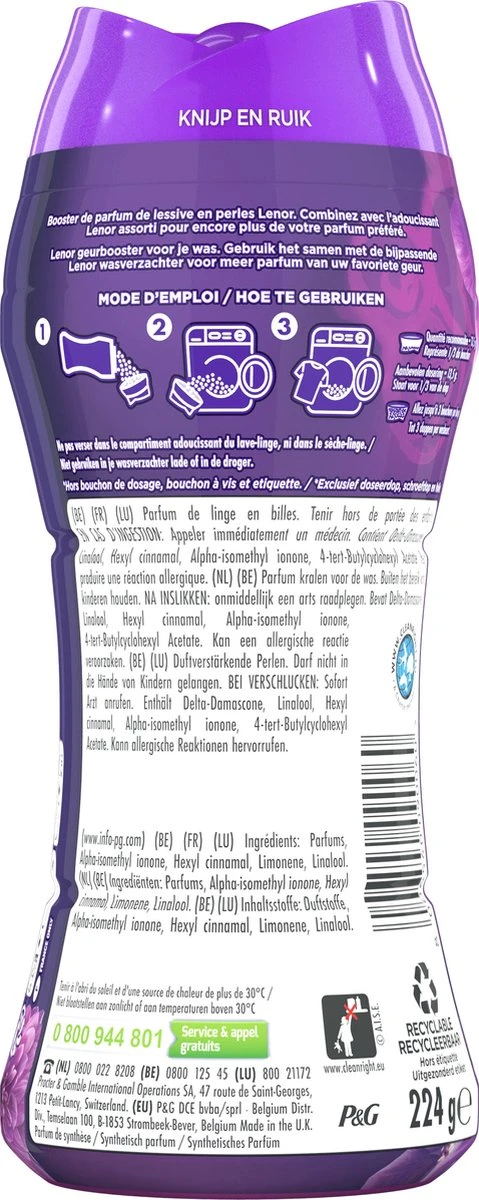 Lenor Amethist En Bloemen - In-Wash Geurbooster - Voordeelverpakking 6 X 16 Wasbeurten 10 Lenor Amethist En Bloemen - In-Wash Geurbooster - Voordeelverpakking 6 X 16 Wasbeurten - Afbeelding 8