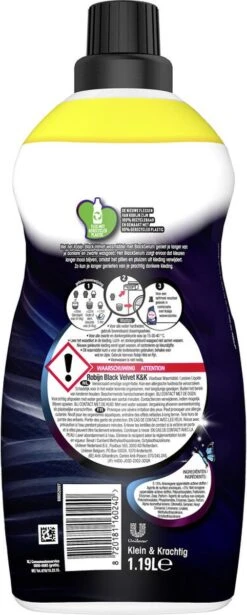 4x Robijn Klein & Krachtig Wasmiddel Black Velvet 1,19 Liter -Schoonmaakartikelen Winkel 482x1200 4